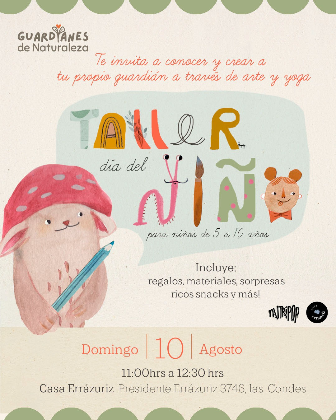 Taller día del Niño/a: Crea tu propio Guardián