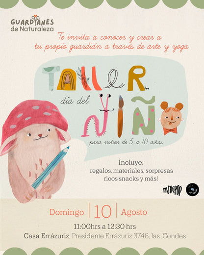 Taller día del Niño/a: Crea tu propio Guardián