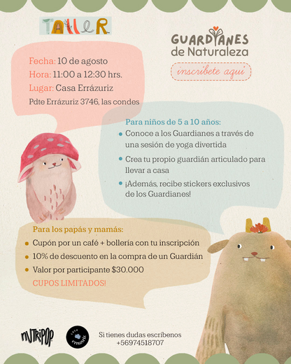 Taller día del Niño/a: Crea tu propio Guardián